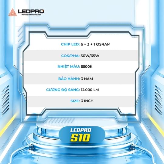 ĐÈN BI PHA LASER S10 PRO - Ảnh 4